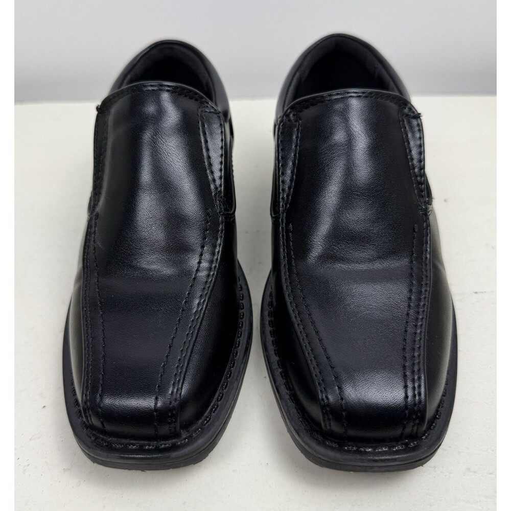 Bruno Marc Boy's Dress Shoes Size 11 Black Slip-On Formal Party